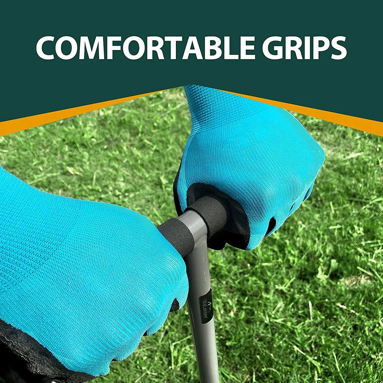 Lawn Coring Aerator for Compacted Soils, Steel Core Aerating Tool for Lawn