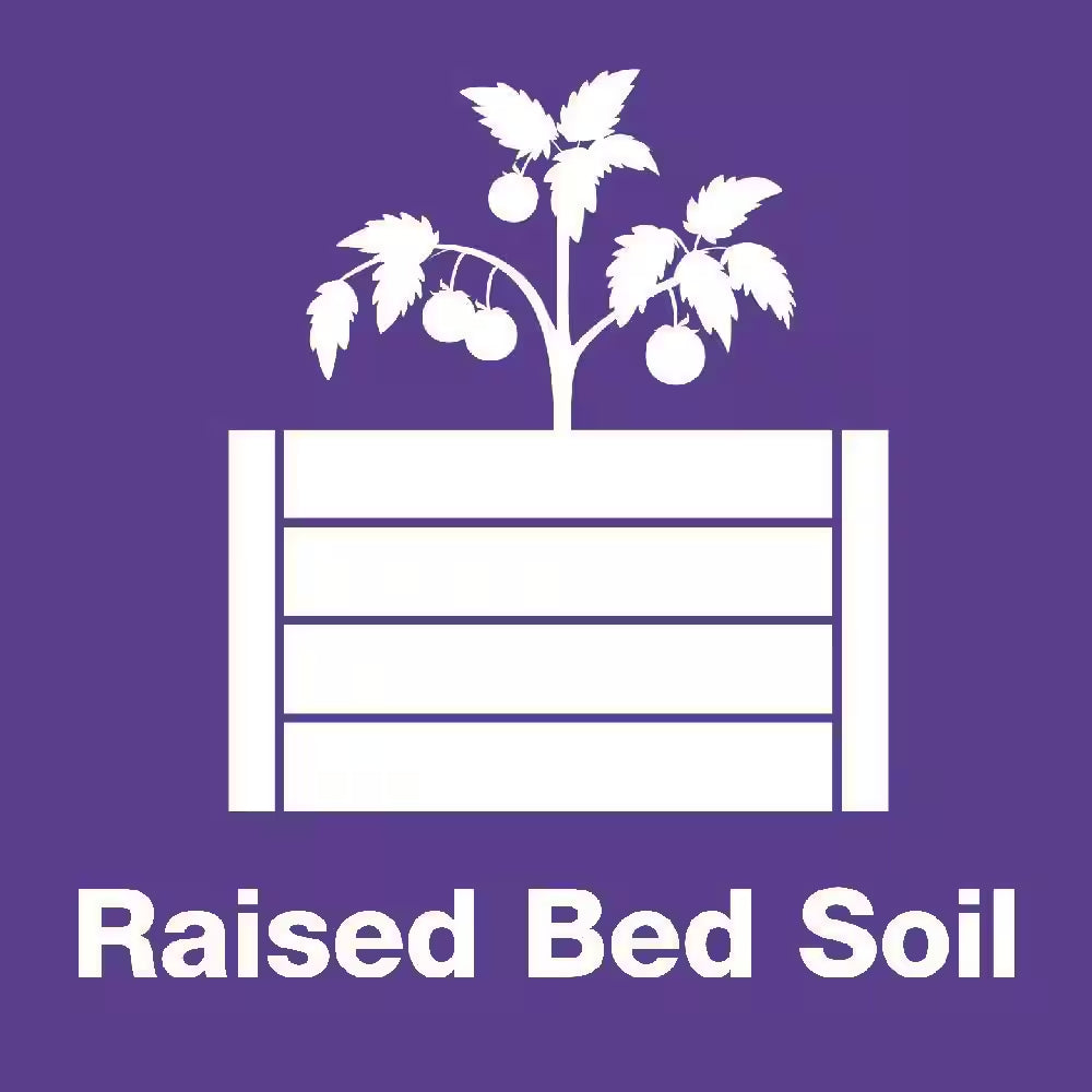 Organic Raised Bed and Potting Mix, All Natural Premium Soil 2 Cu. Ft., OMRI Listed
