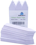 100 Pcs 4 Inch Plastic Nursery Garden Stake Tags Plant Seed Garden Labels Pot Marker White