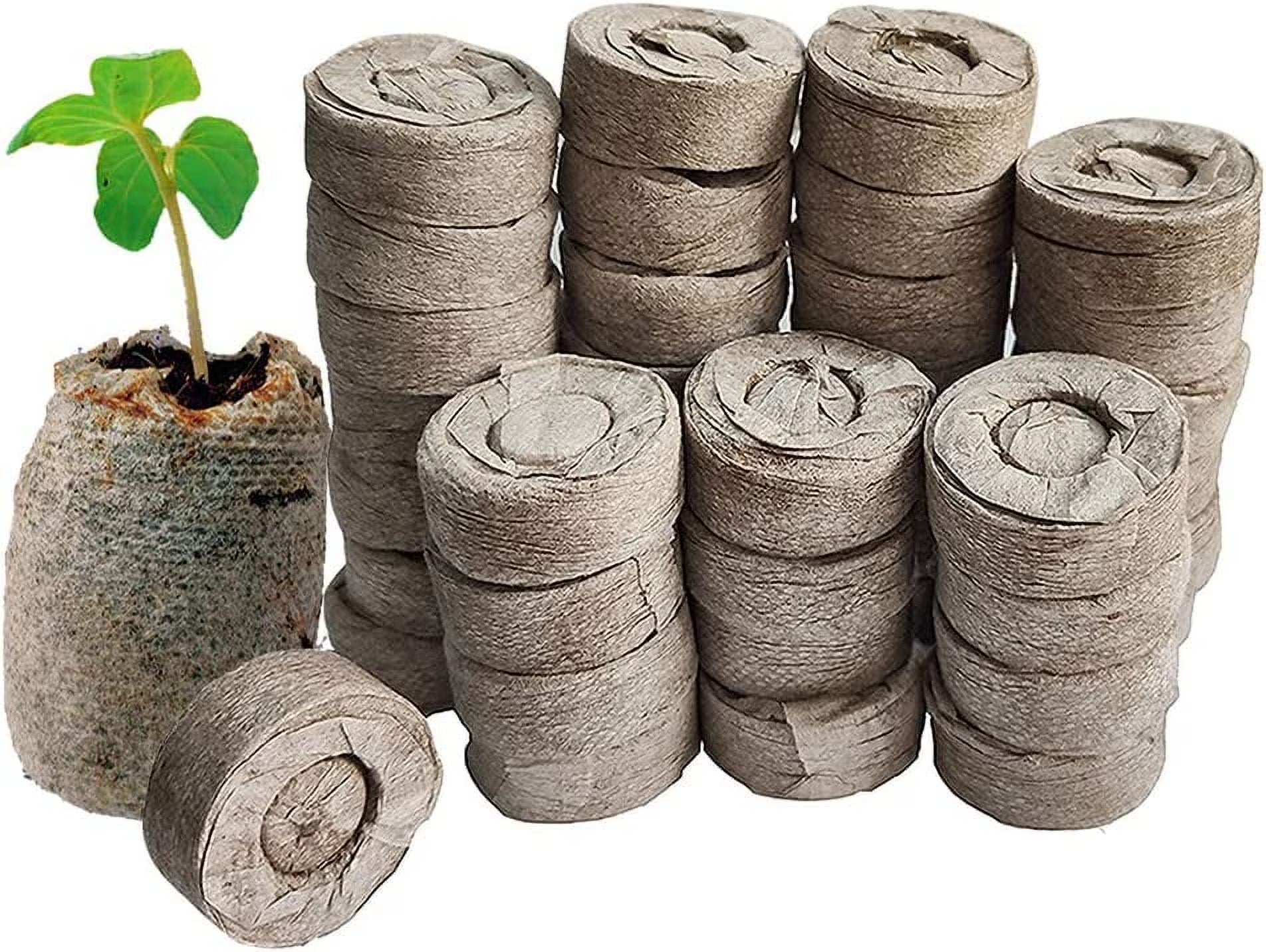 Peat Pellets Seed Starting Soil Blocks 30Mm 100 Piece