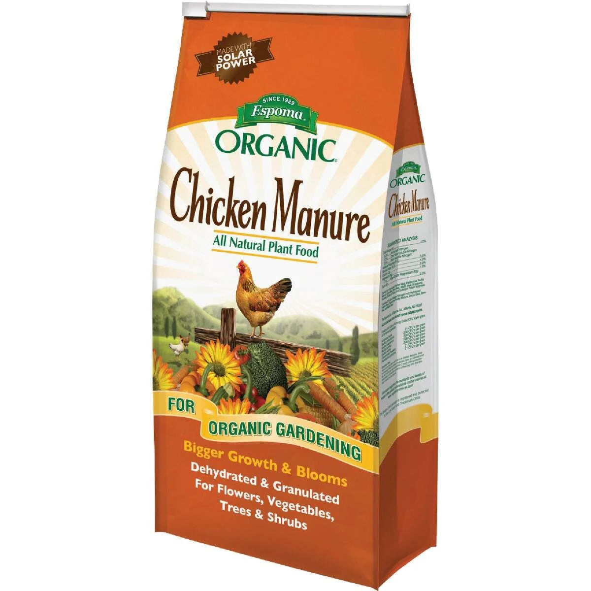 Organic Chicken Manure Plant Food - Natural Fertilizer - 3.75 Lb