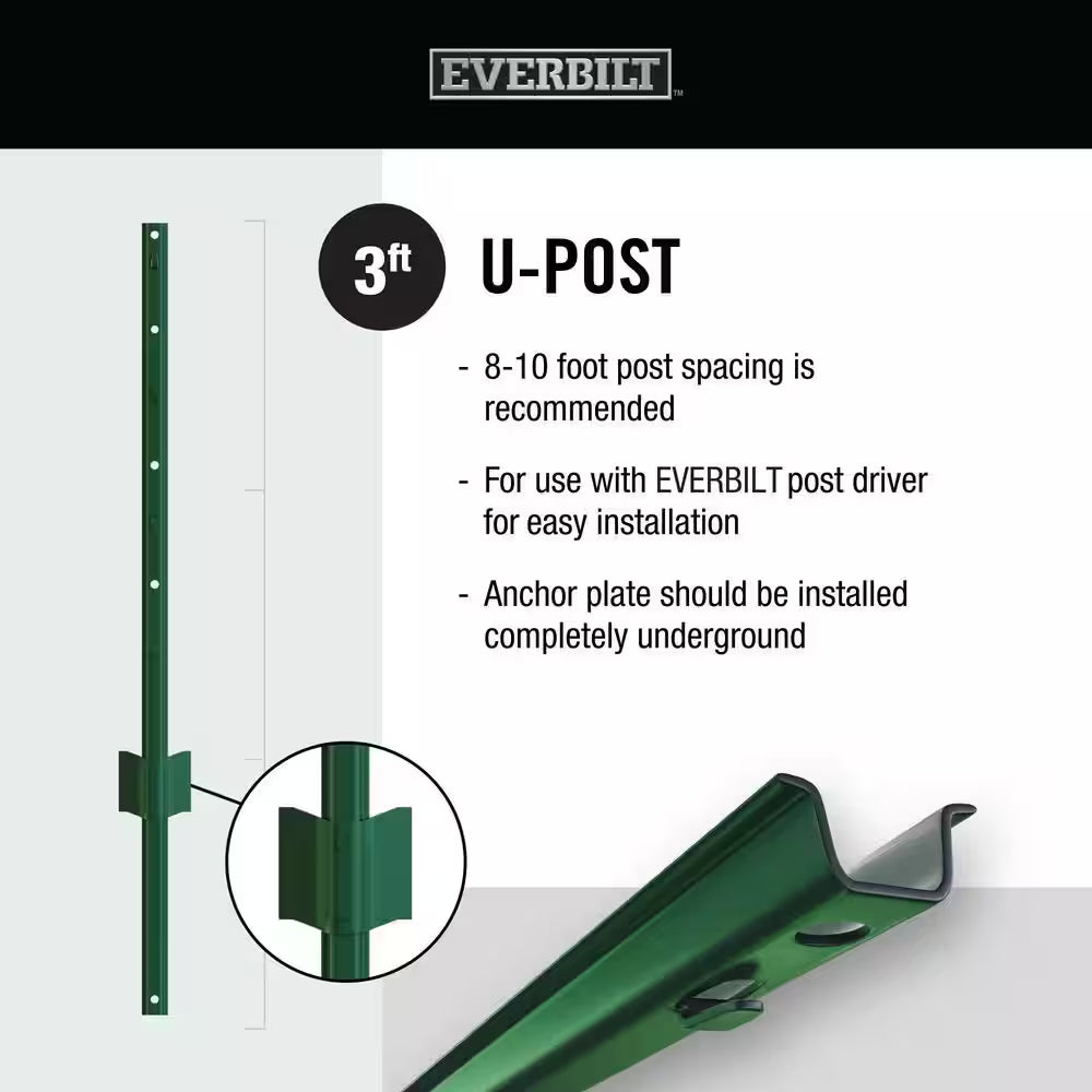1 In. Mesh X 2 Ft. X 25 Ft. 20-Gauge Green PVC Coated Poultry Netting