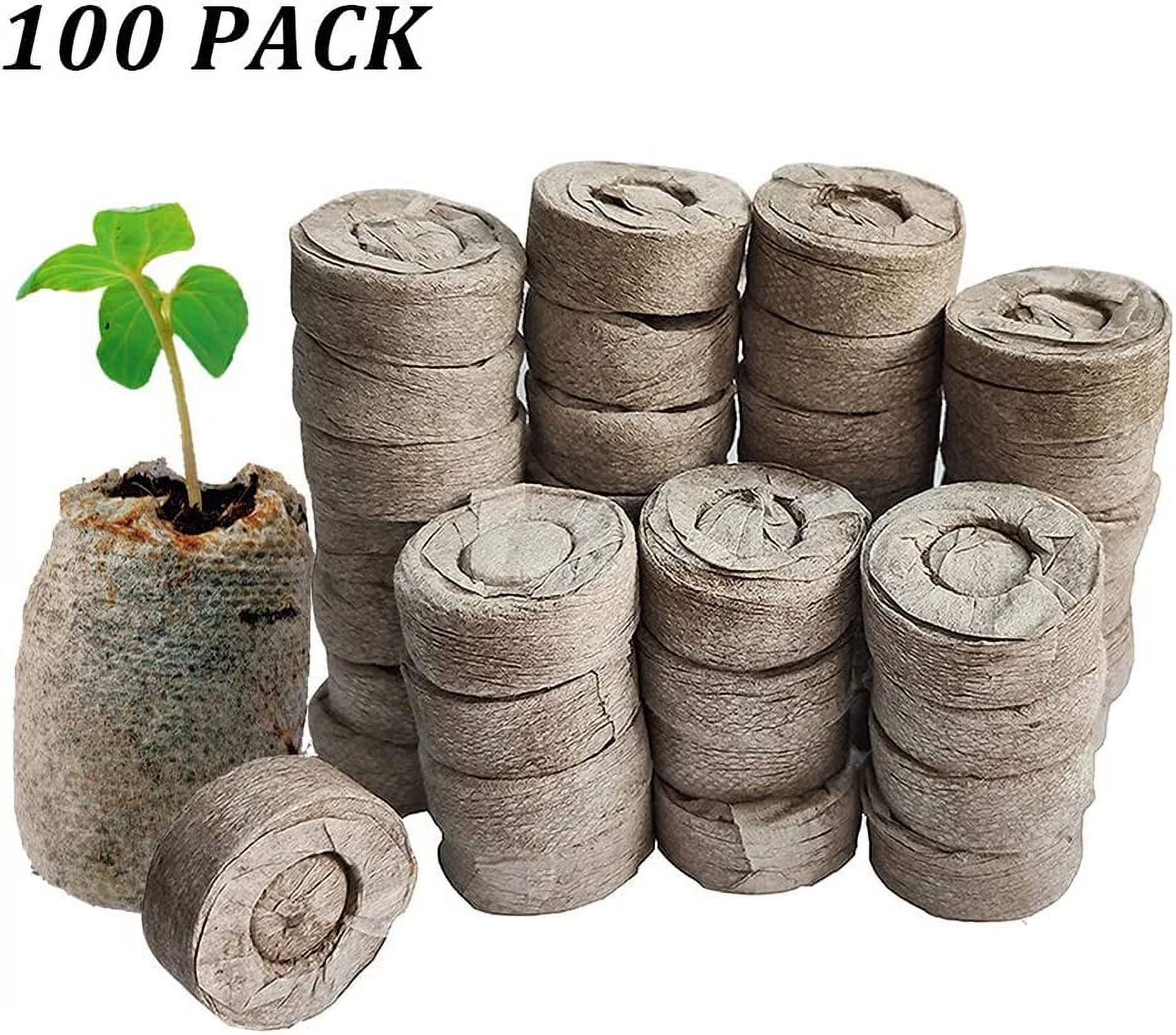 Peat Pellets Seed Starting Soil Blocks 30Mm 100 Piece