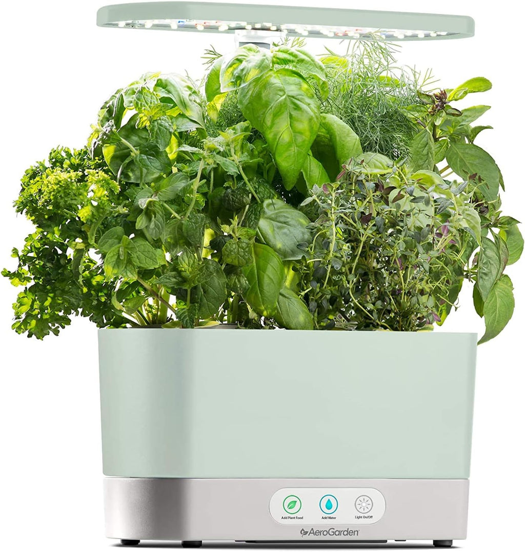 Aerogarden Harvest Indoor Garden Hydroponic System with LED Grow Light and Herb Kit, Holds up to 6 Pods, Sage