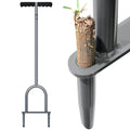 Lawn Coring Aerator for Compacted Soils, Steel Core Aerating Tool for Lawn