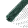 1 In. Mesh X 2 Ft. X 25 Ft. 20-Gauge Green PVC Coated Poultry Netting